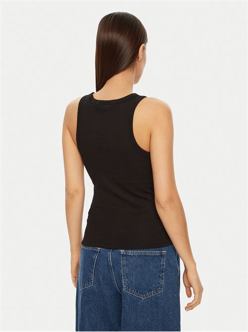 WOVEN LABEL RIB TANK CALVIN KLEIN JEANS | J20J224762/BEH